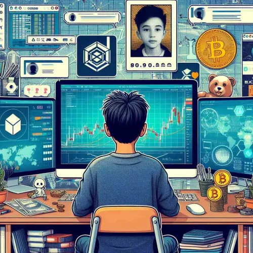 The boy is analyzing #1