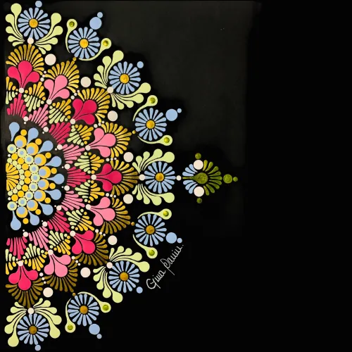 Mandala Puntillismo; Meditación del día 7 Mayo 2025 - Gissa Lavin #2