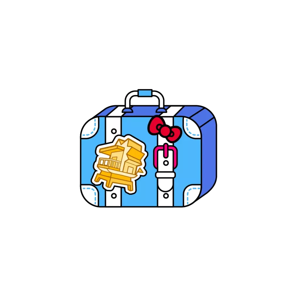 Miami Stamp Suitcase #1016278