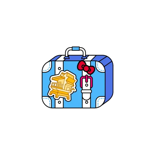 Miami Stamp Suitcase #1019157