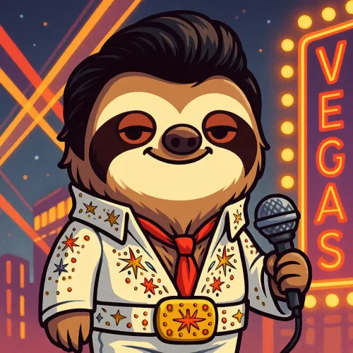 SLOTHANA BASE #027 – Slothvis Presley