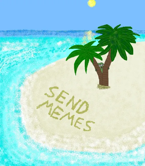 "Meme Addict Recovery Island" by BEEF #2778