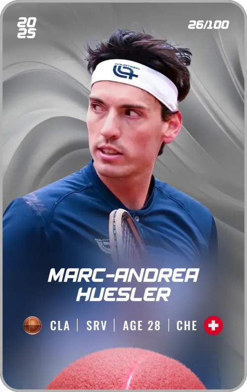 Marc-Andrea Huesler - Silver - Service #193515