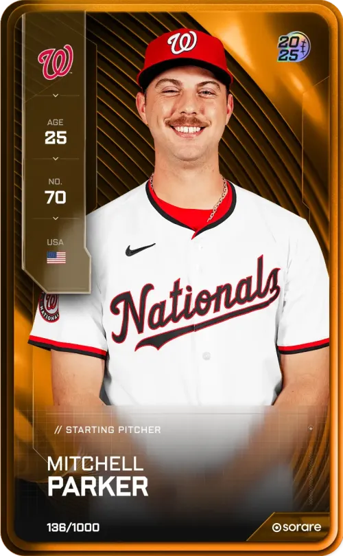 Mitchell Parker 2025 • Limited 136/1000