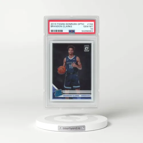 2019 Panini Donruss Optic #194 Brandon Clarke (PSA 10 GEM MINT)