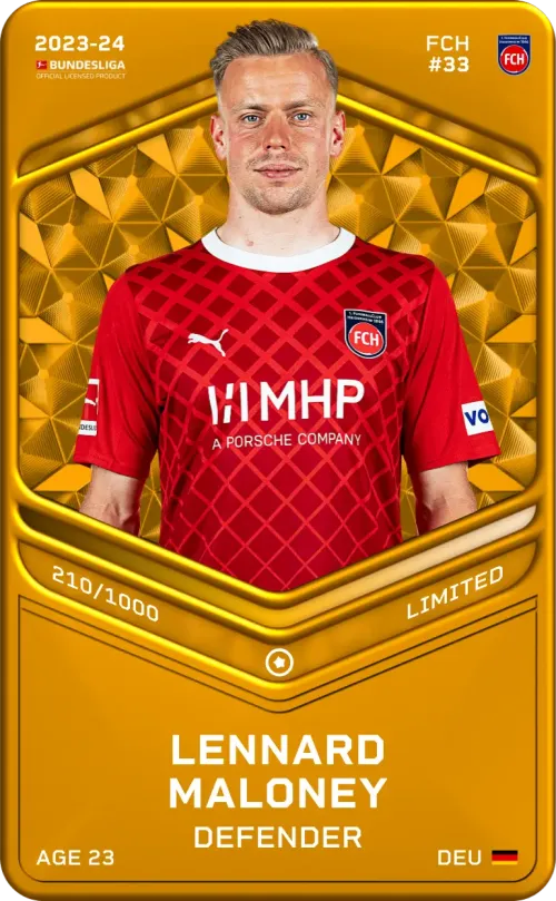 Lennard Maloney 2023-24 • Limited 210/1000