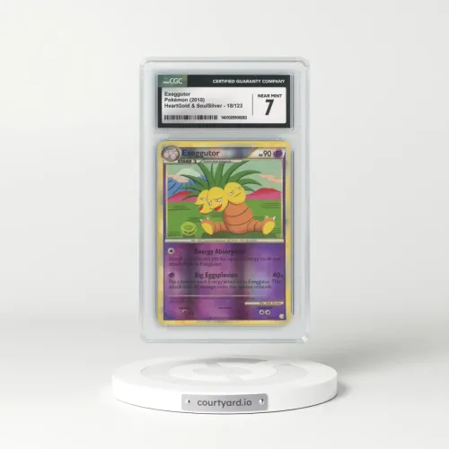 2010 HeartGold & SoulSilver #18/123 Exeggutor (CGC 7 NM)