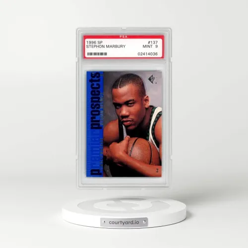 1996 SP #137 Stephon Marbury (PSA 9 MINT)