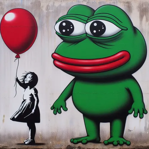 "Pepe Banksy" by fintechjunkie #988