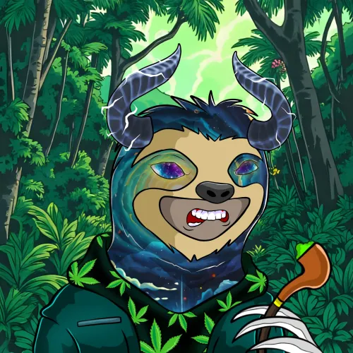Stoned Sloth V2 #591