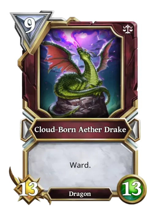 Cloud-Born Aether Drake #179004281