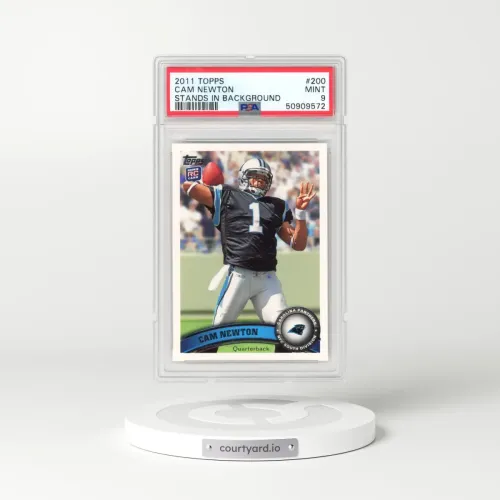2011 Topps #200 Cam Newton - Stands in Background (PSA 9 MINT)