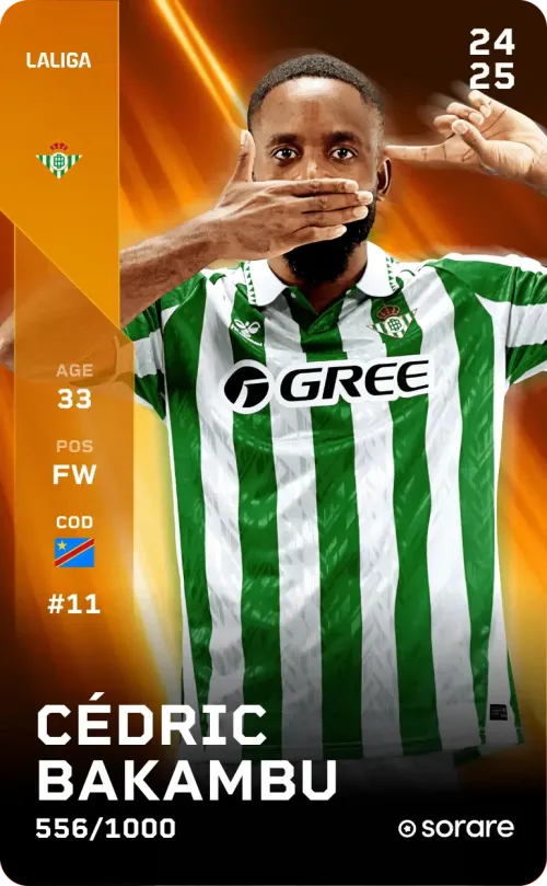 Cédric Bakambu 2024-25 • Limited 556/1000