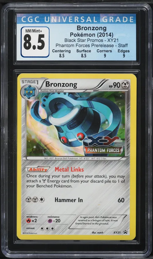 2013 #XY21 Bronzong CGC 8.5 Blac