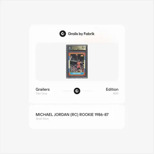 Grailers MICHAEL JORDAN (RC) ROOKIE 1986-87 FLEER #11
