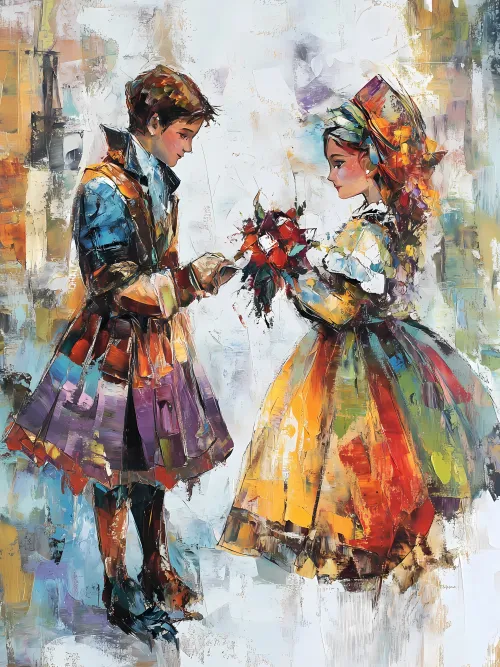 Romantic Flower Exchange #72