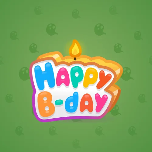 B-Day Candle #11102