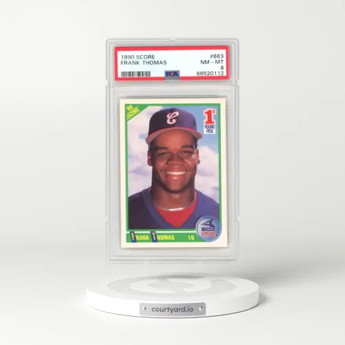 1990 Score #663 Frank Thomas (PSA 8 NM-MT)