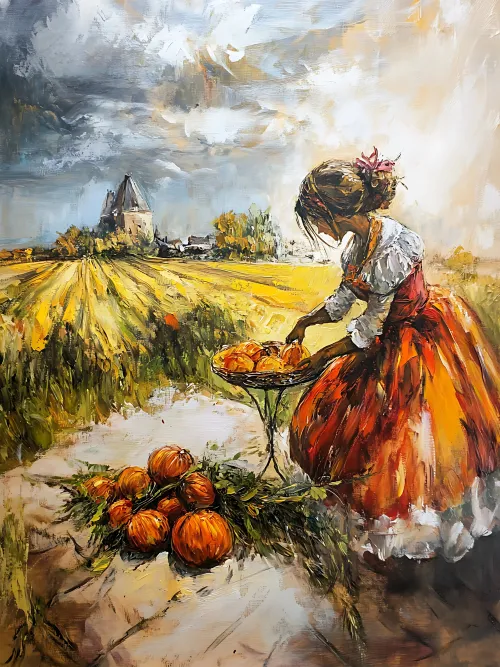 Autumn Harvest Maiden #74
