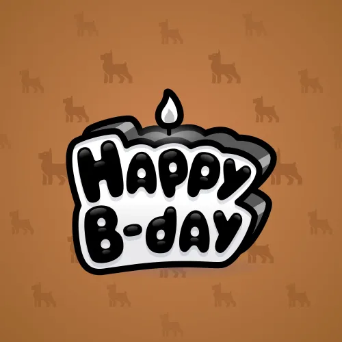 B-Day Candle #11927