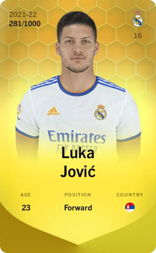 Luka Jović 2021-22 • Limited 281/1000