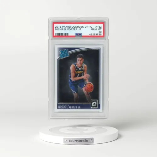 2018 Panini Donruss Optic #182 Michael Porter Jr. (PSA 10 GEM MINT)