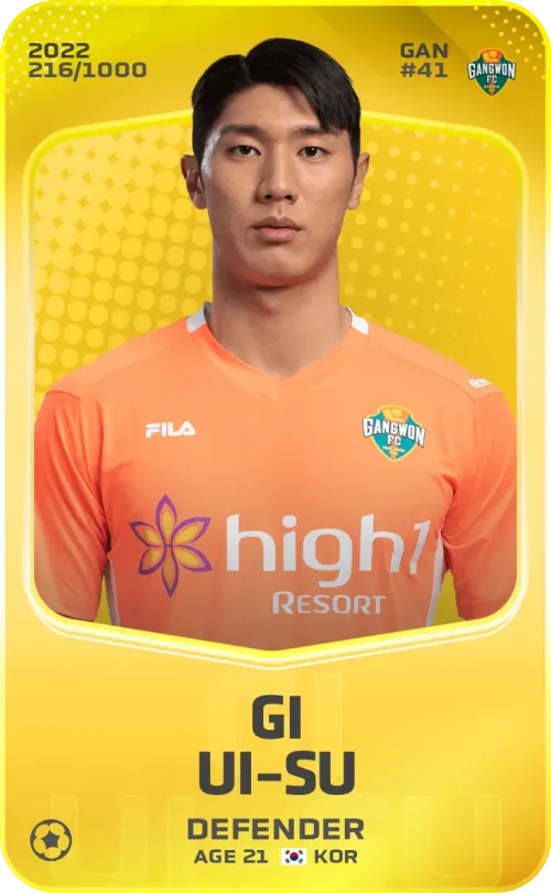 Gi Ui-Su 2022-23 • Limited 216/1000