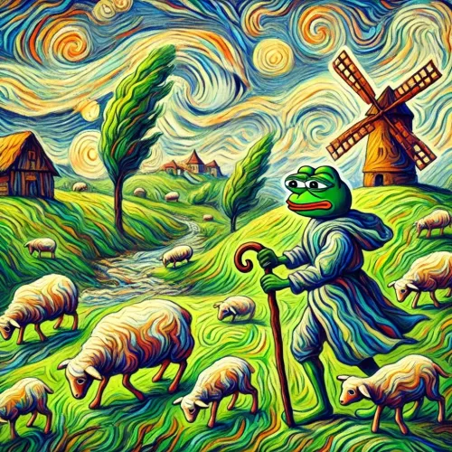 "Pepe le frogherder" by Fred #5663