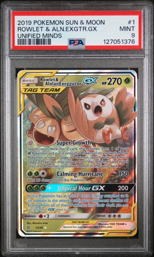 2019 #1 Rowlet & Alolan Exegguto