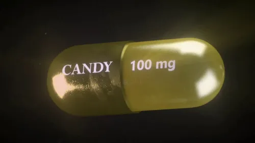 Yellow Candy Pill #4955