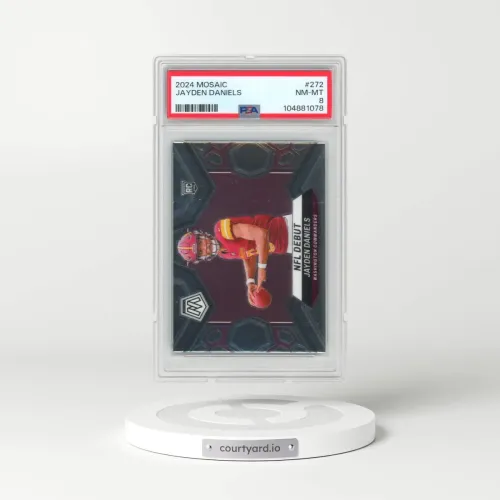 2024 Panini Mosaic #272 Jayden Daniels (PSA 8 NM-MT)
