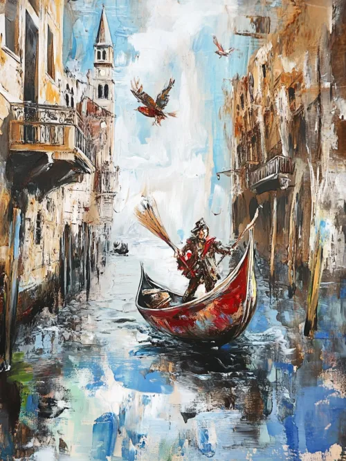 Venetian Gondola Reverie #78
