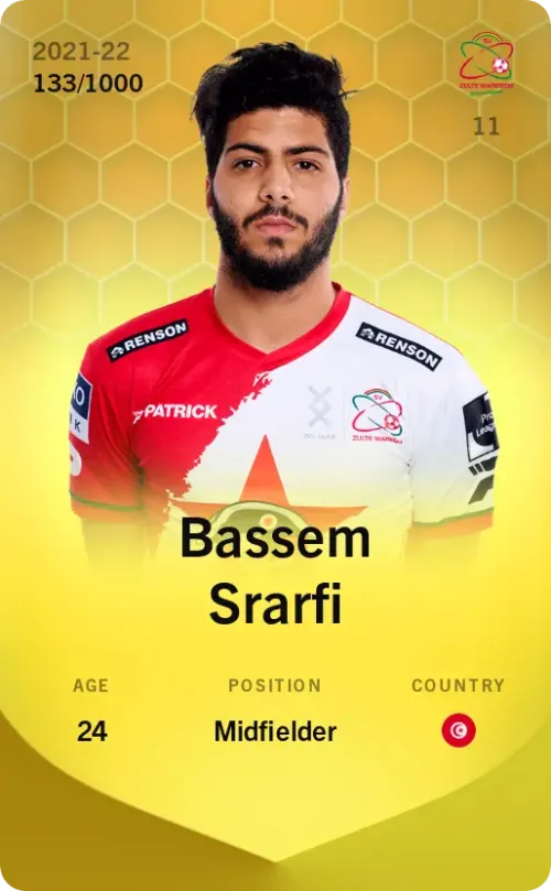 Bassem Srarfi 2021-22 • Limited 133/1000