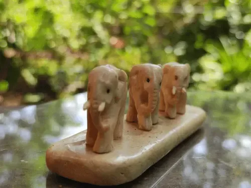 three elephants