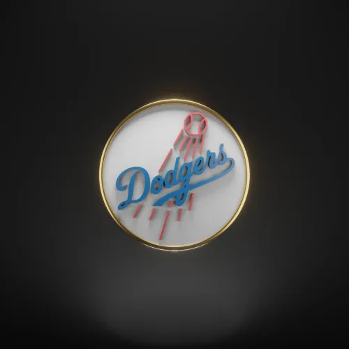 Dodgers World Series Champions Medal #1384/1687