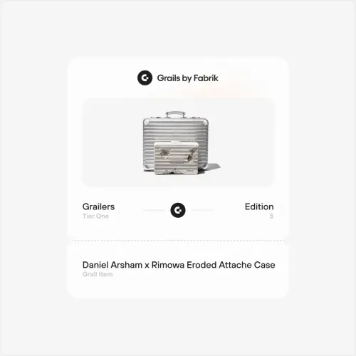 Grailers Daniel Arsham Rimowa Eroded Attache Case #14