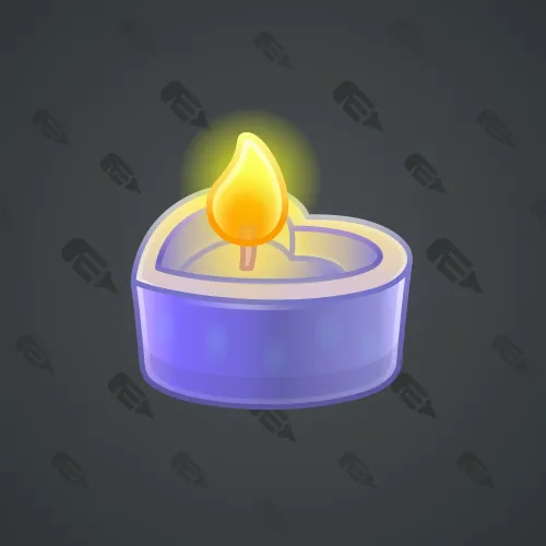 Love Candle #7237