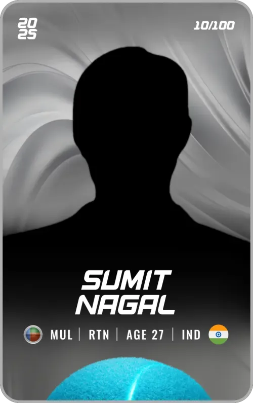 Sumit Nagal - Silver - Return #23421