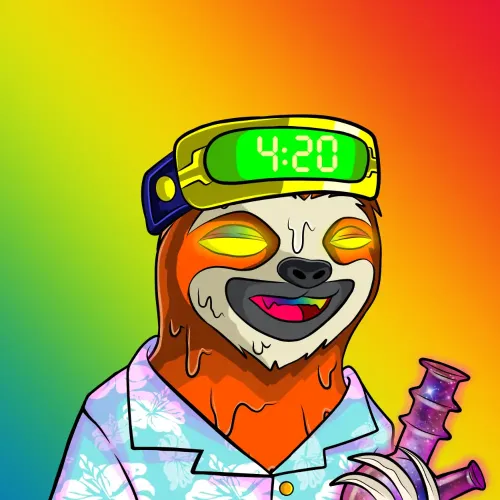 Stoned Sloth V2 #3029