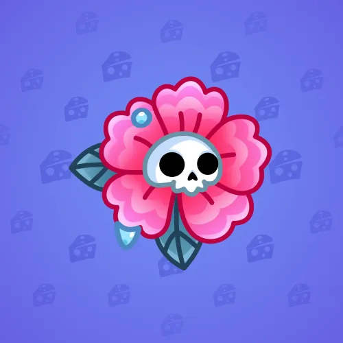 Skull Flower #13167