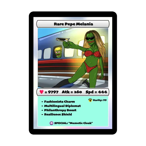Rare Pepe Melania - HOLOGRAPHIC