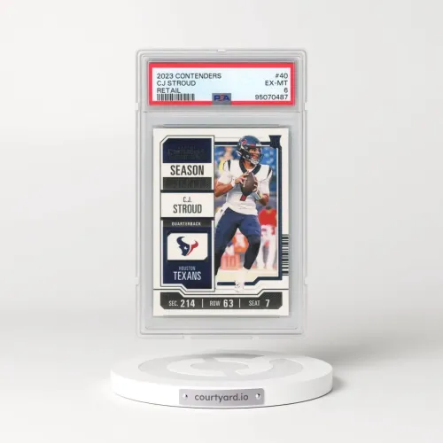 2023 Panini Contenders #40 CJ Stroud - Retail (PSA 6 EX-MT)