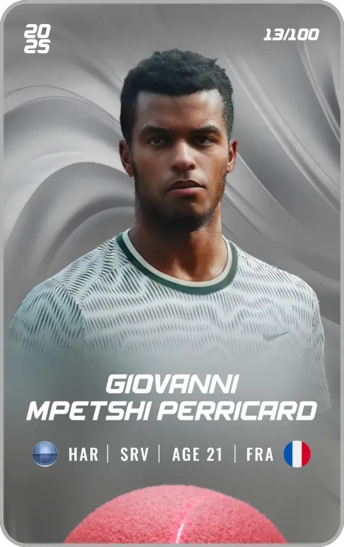 Giovanni Mpetshi Perricard - Silver - Service #178615