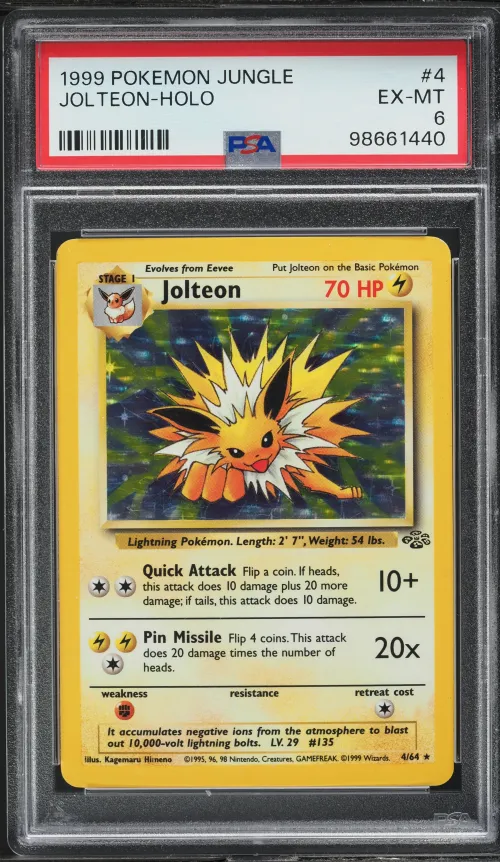 1999 #4 JUNGLE HOLO JOLTEON PSA