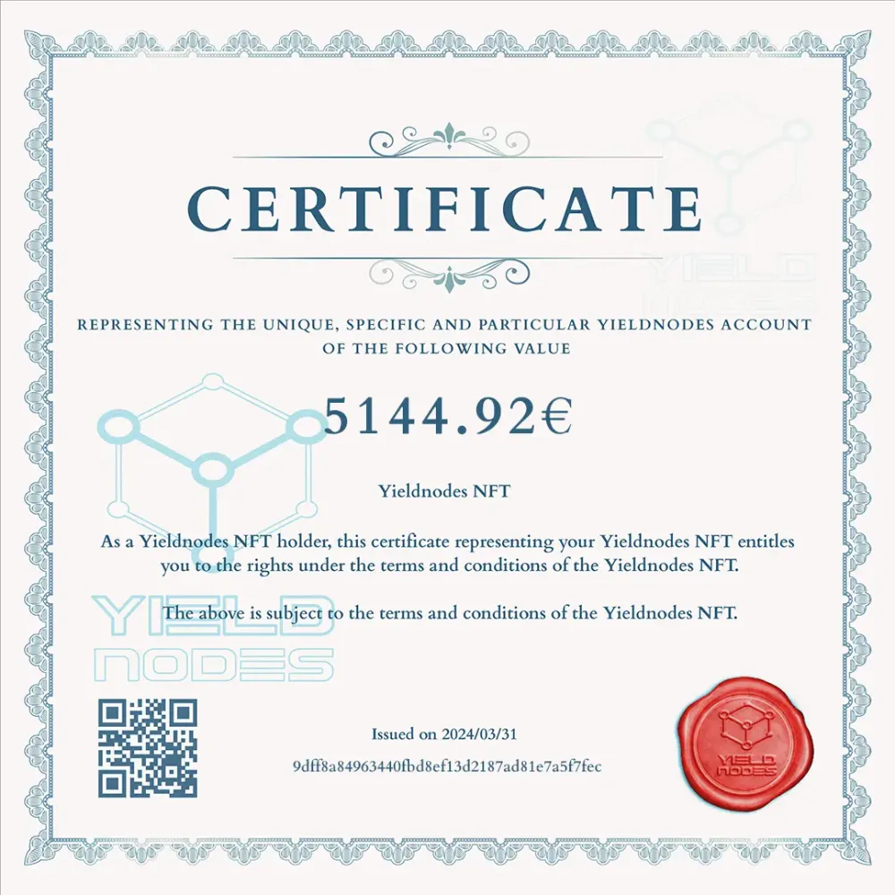Yieldnodes NFT 5144.92€ #11223