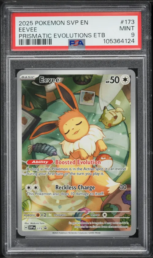 2025 #173 Eevee PSA 9 Svp EN-SV 