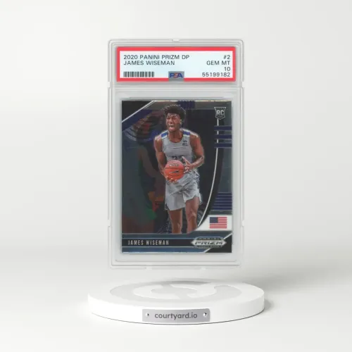 2020 Panini Prizm Draft Picks #2 James Wiseman (PSA 10 GEM MINT)