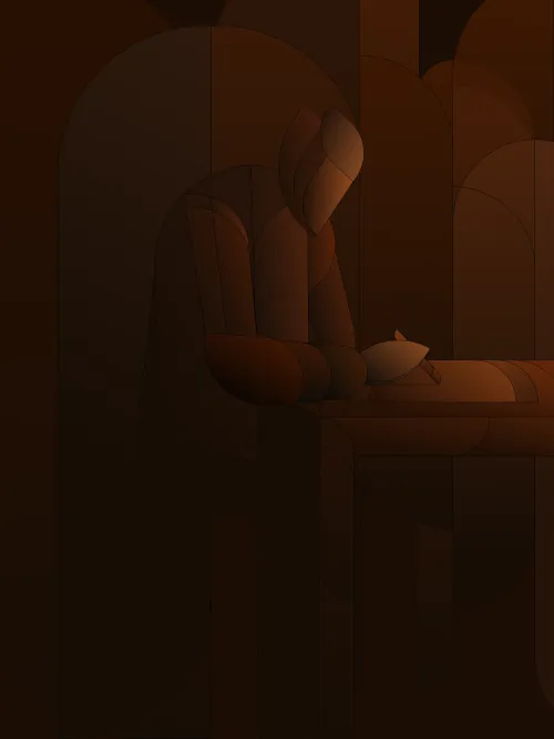 Self portrait, at night  #1