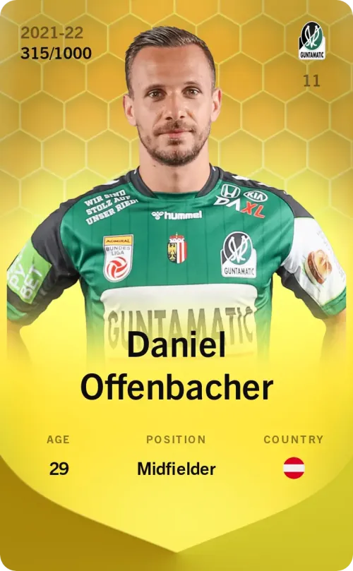 Daniel Offenbacher 2021-22 • Limited 315/1000