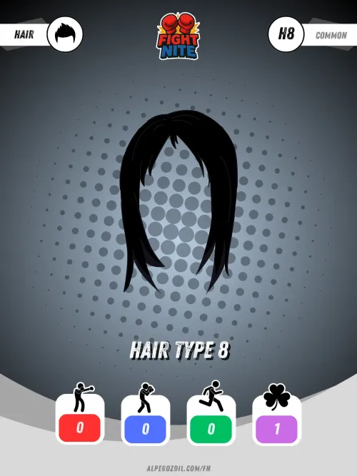 Hair Type 8
